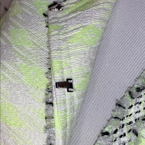 Maginn Lime Green Tweed Jacket Size 8 - Picture 5 of 8